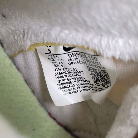 Nike Dunk High LX Next Nature Toasty Womens 6 Summit White Black Green Sneakers - Picture 11 of 16